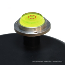 Mini burbuja circular con base metálica
